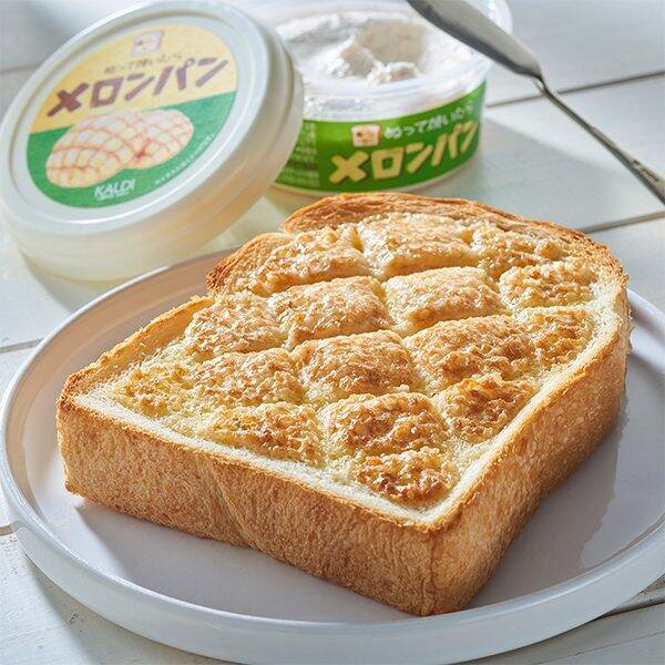 Melon Pan Toast Spread – Japanese sweet bread topping that turns toast into crispy, melon-flavored melon pan