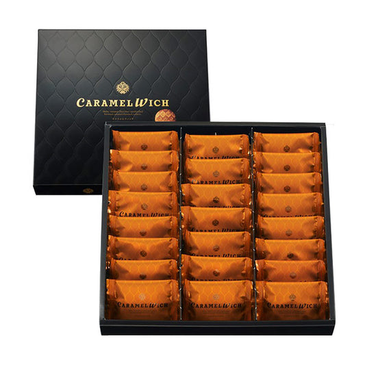 caramelwich, terra confect caramelwich, japanese caramel sanadwich cookies