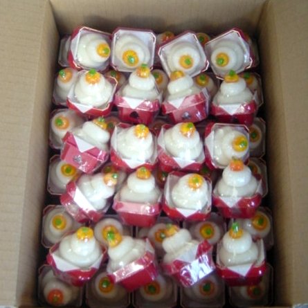 Cute Mini Kagami Mochi Japanese Rice Cake Design Handmade Candies 20pcs (50pcs for $288 / 100pcs for $508))