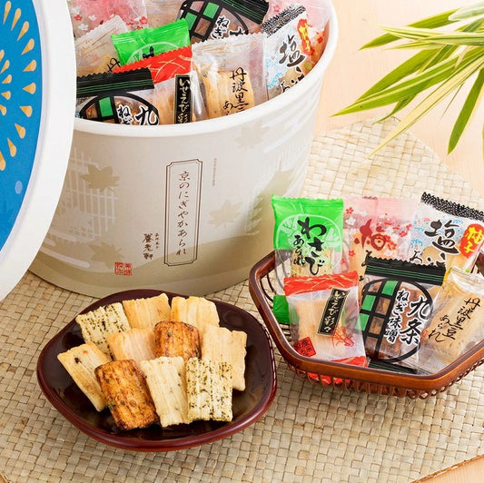 kyoto yoroken rice crackers, japanese rice crackers, japanese arare, kyoto yoroken arare, japanese arare rice crackers