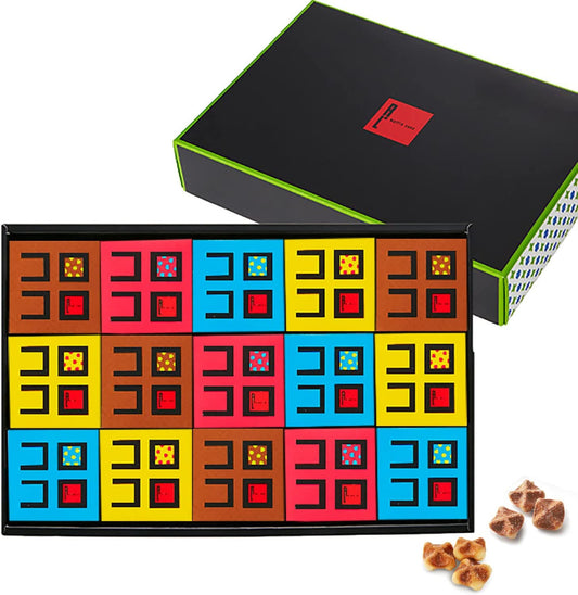 [R.L WAFFLE CAKE] Crispy Bite Size Waffle Cube 15 Boxes Gift Set