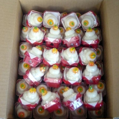 Cute Mini Kagami Mochi Japanese Rice Cake Design Handmade Candies 20pcs (50pcs for $288 / 100pcs for $508))